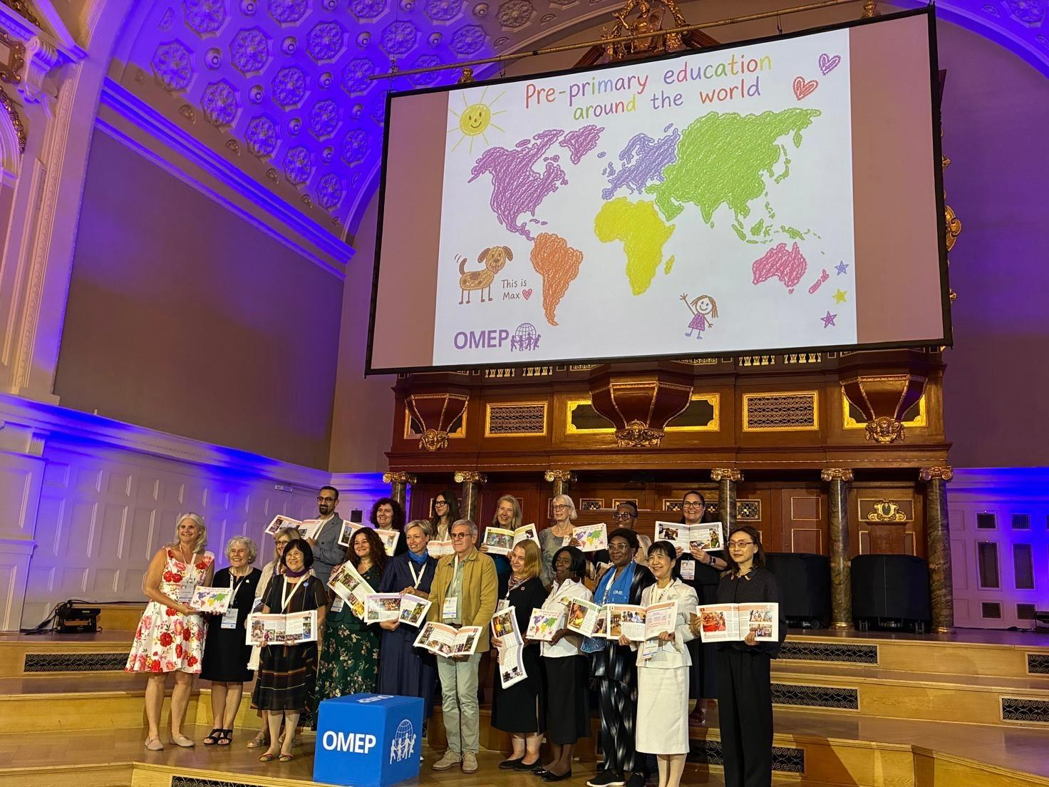 Pre-primary book launch at in the 78th OMEP World Assembly
